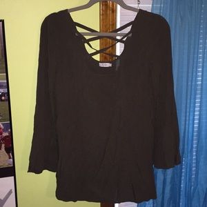 Tobi long bell sleeve shirt